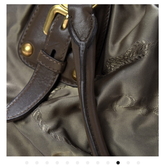 PRADA
Tessuto Nylon Jacquard Logo Tote Fumo - Picture 9 of 11